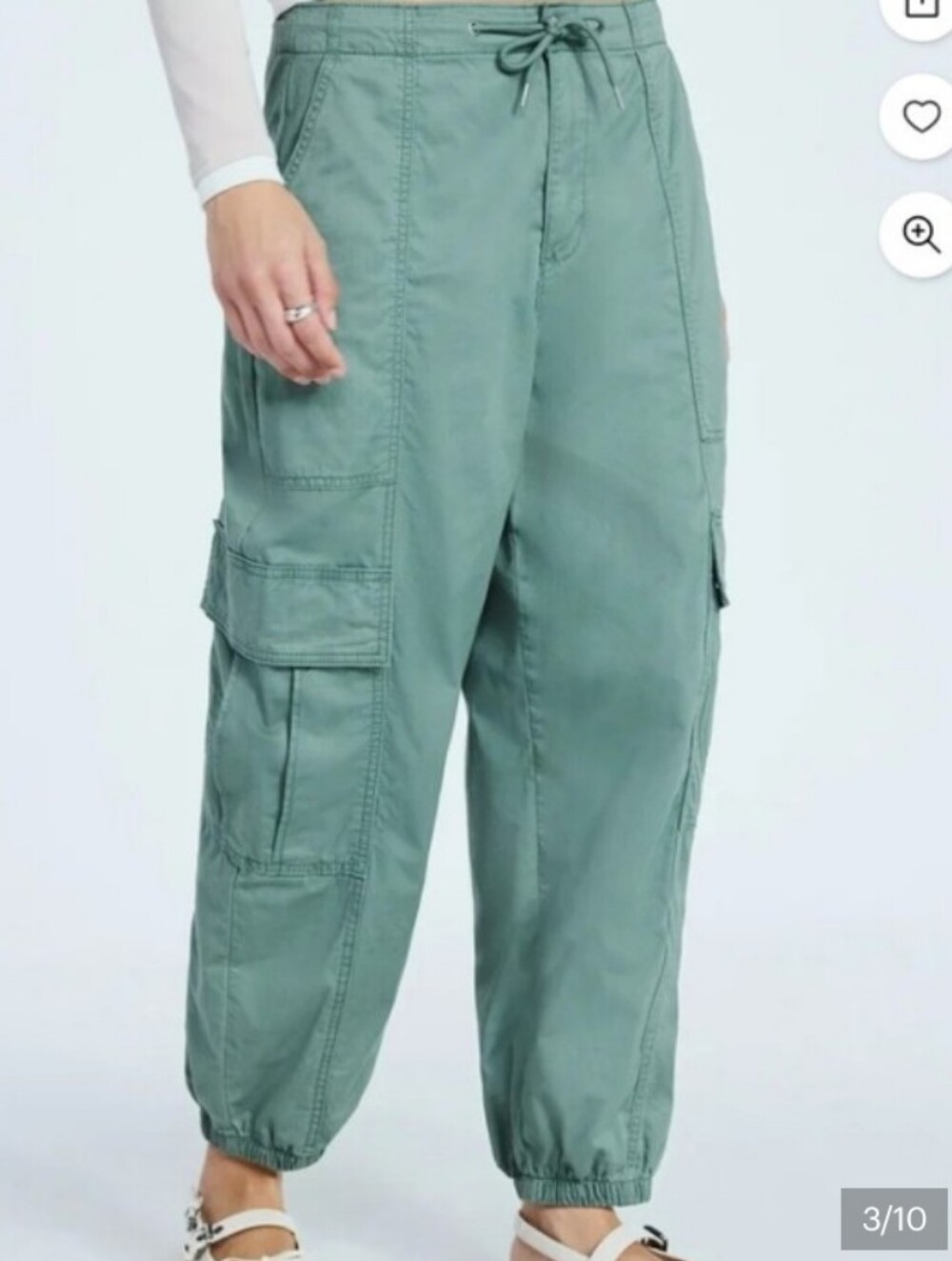 Scoop Utility Jogger Pants in Sage Green